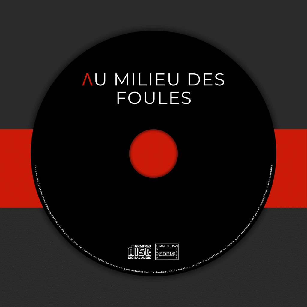 CD Au milieu des foules Rond CD